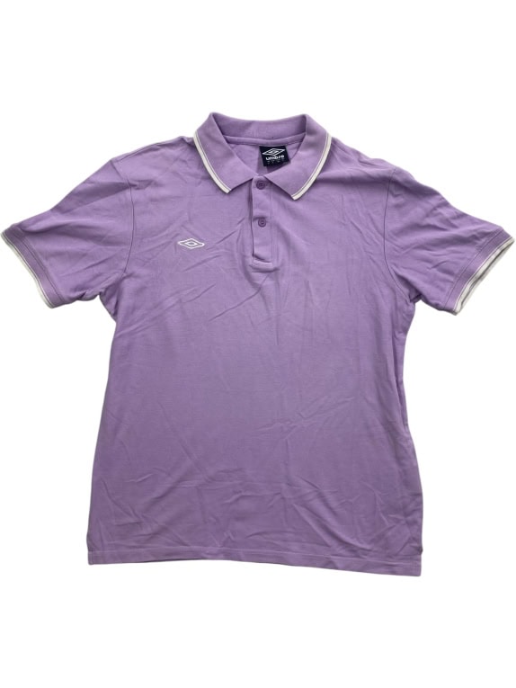 Umbro Polo Μπλούζα Logo Λιλά Γυναικεία L