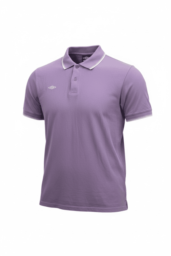 Umbro Polo Μπλούζα Logo Λιλά Γυναικεία L