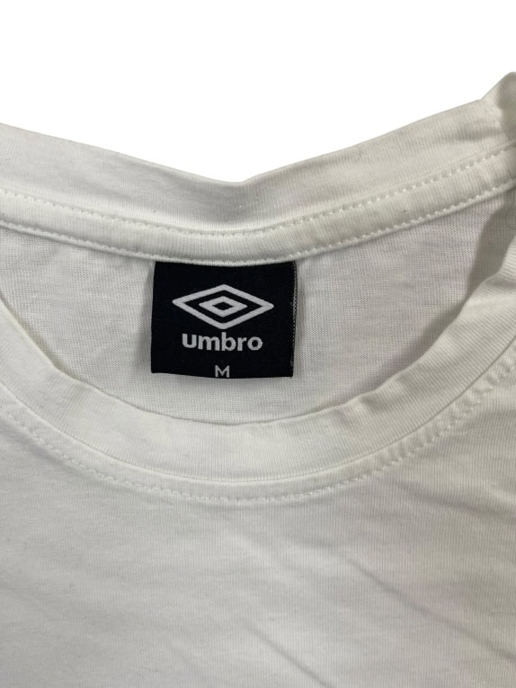 UMBRO T-SHIRT BIG LOGO WHITE UNISEX M