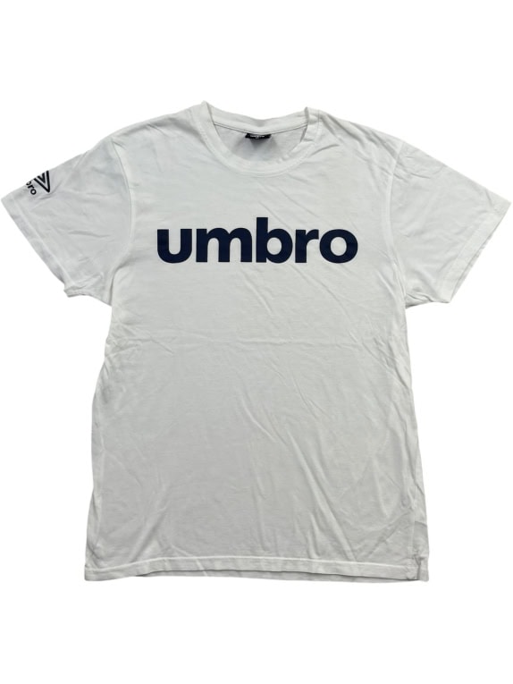 UMBRO T-SHIRT BIG LOGO WHITE UNISEX M
