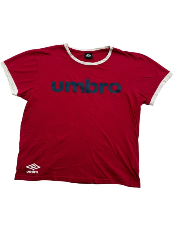 UMBRO T-Shirt Sport Logo Κόκκινο Γυναικείο M