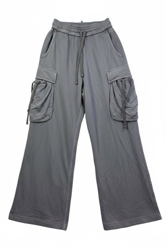 UNBRANDED CARGO PANTS UTILITY GREY DONNA PRE OWNED