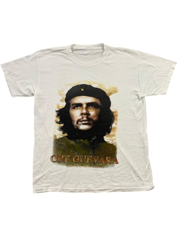 UNBRANDED T-Shirt Vintage Che Guevara Graphic White Unisex Large