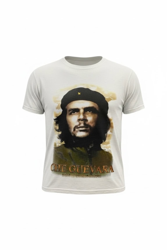 UNBRANDED T-Shirt Vintage Che Guevara Graphic White Unisex Large