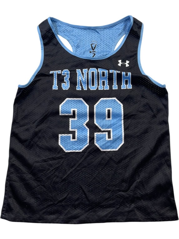 UNDER ARMOUR CANOTTA JERSEY ATHLETIC NERA DONNA PRE OWNED S