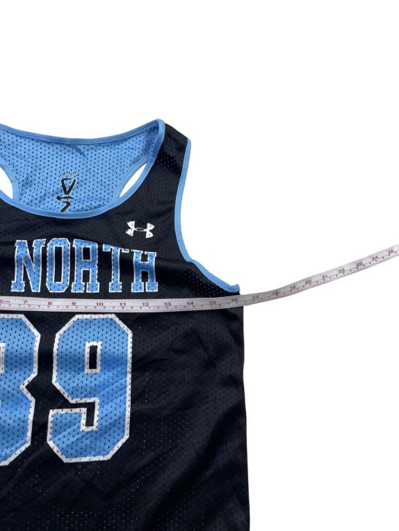 UNDER ARMOUR CANOTTA JERSEY ATHLETIC NERA DONNA PRE OWNED S