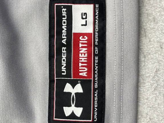 UNDER ARMOUR BASEBALL JERSEY STREETWEAR GRIGIO UOMO PRE OWNED L