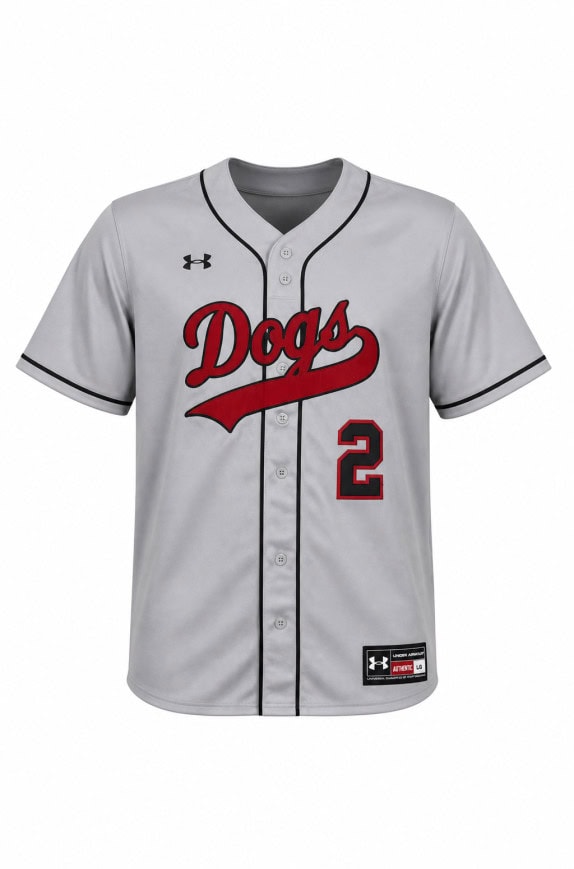 UNDER ARMOUR BASEBALL JERSEY STREETWEAR GREY MEN PRE OWNED L