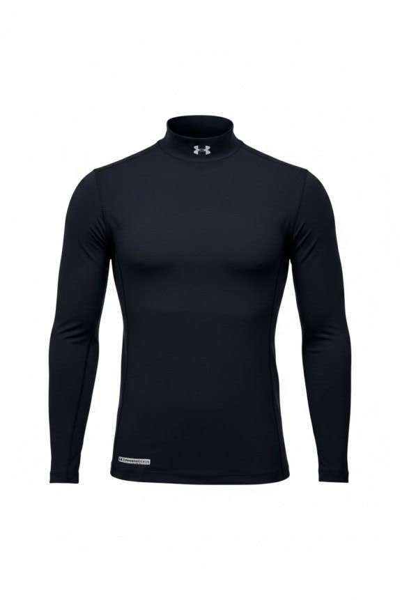 UNDER ARMOUR COMPRESSION TOP ATHLETIC BLACK MENS PRE OWNED L