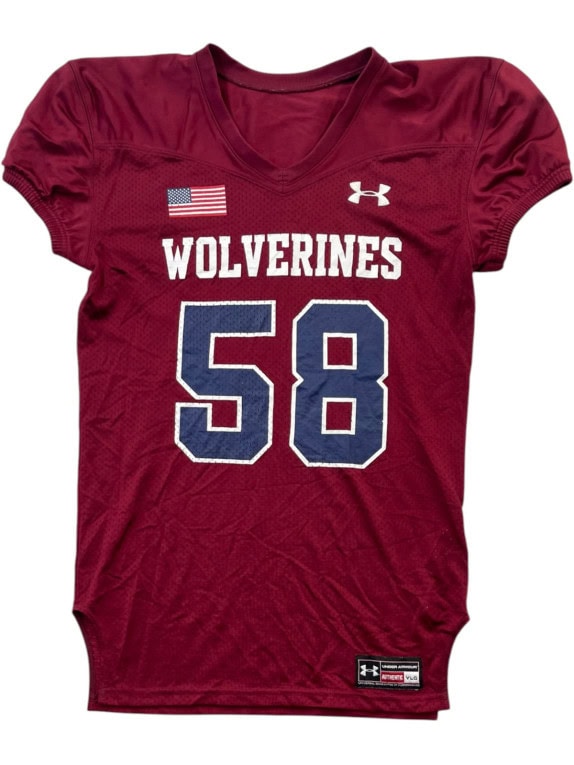 UNDER ARMOUR FOOTBALL JERSEY ΑΘΛΗΤΙΚΟ ΜΠΟΡΝΤΟ UNISEX PRE OWNED M