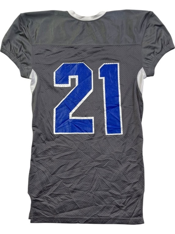 UNDER ARMOUR MAGLIA DA FOOTBALL SPORTY GRIGIO UOMO PRE OWNED M