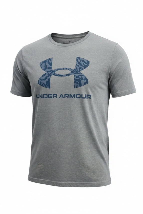 UNDER ARMOUR GRAFIC TEE ATHLETIC ΓΚΡΙ ΑΝΤΡΙΚΟ PRE OWNED M