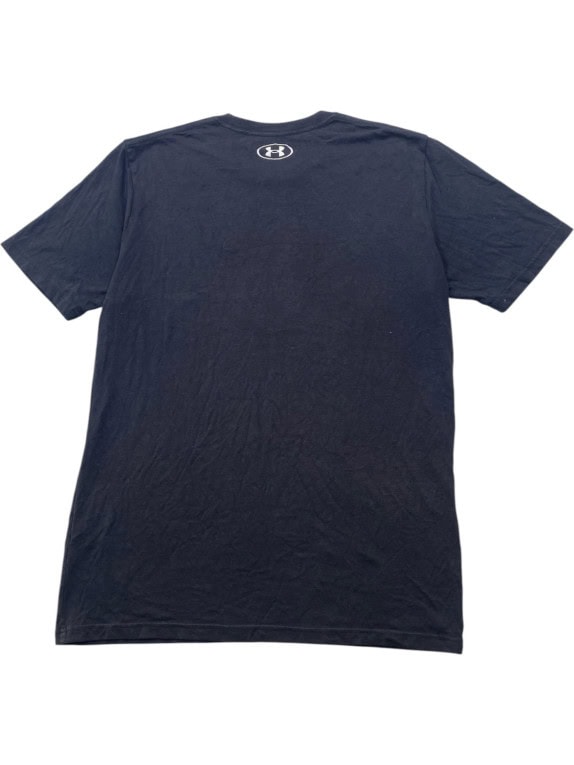 UNDER ARMOUR GRAPHIC T SHIRT SPORTSWEAR NAVY MEN PRE OWNED M
