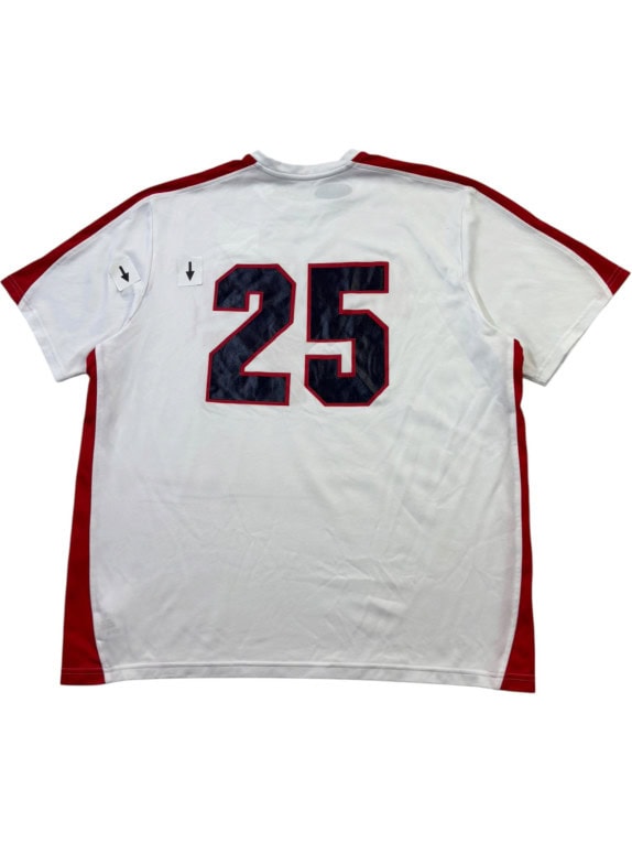 UNDER ARMOUR GRAPHIC TEE ATHLETIC WHITE RED ΑΝΤΡΙΚΟ PRE OWNED M