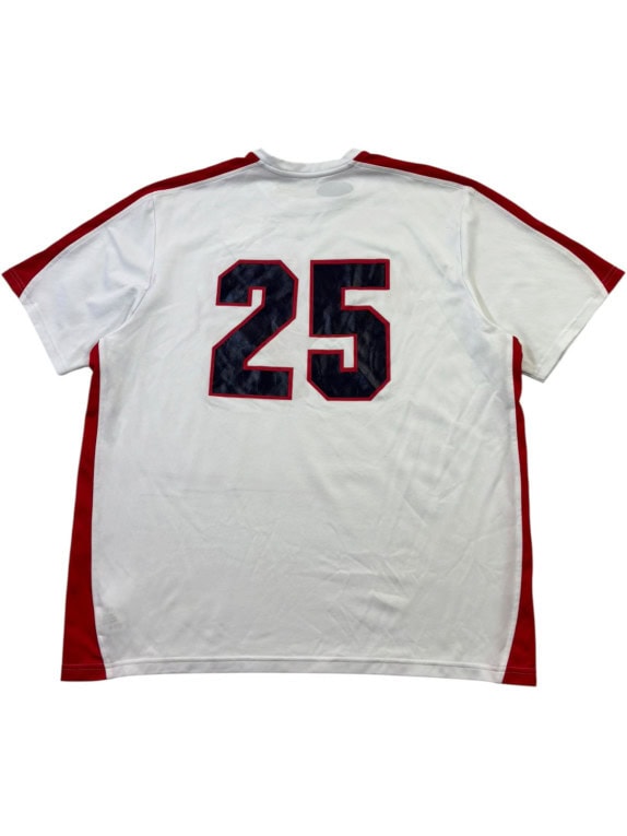 UNDER ARMOUR GRAPHIC TEE ATHLETIC WHITE RED ΑΝΤΡΙΚΟ PRE OWNED M