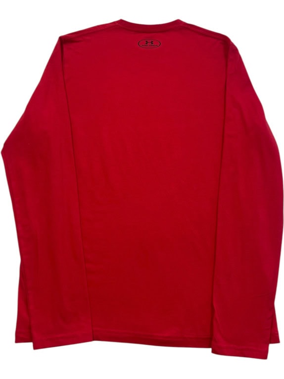 UNDER ARMOUR GRAPHIC TEE RED MENS PRE OWNED M