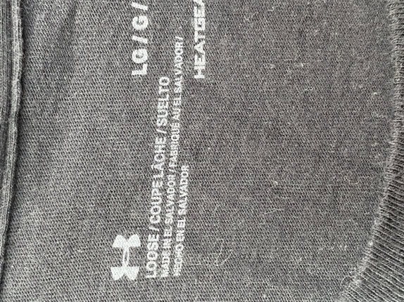UNDER ARMOUR T SHIRT MINIMAL NAVY UOMO PRE OWNED L