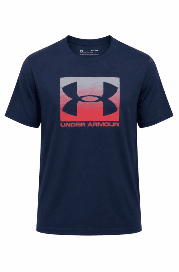 UNDER ARMOUR GRAPHIC TEE SPORTY NAVY ΑΝΤΡΙΚΟ PRE OWNED S/M