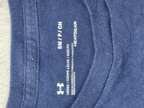 UNDER ARMOUR GRAPHIC TEE SPORTY NAVY ΑΝΤΡΙΚΟ PRE OWNED S/M