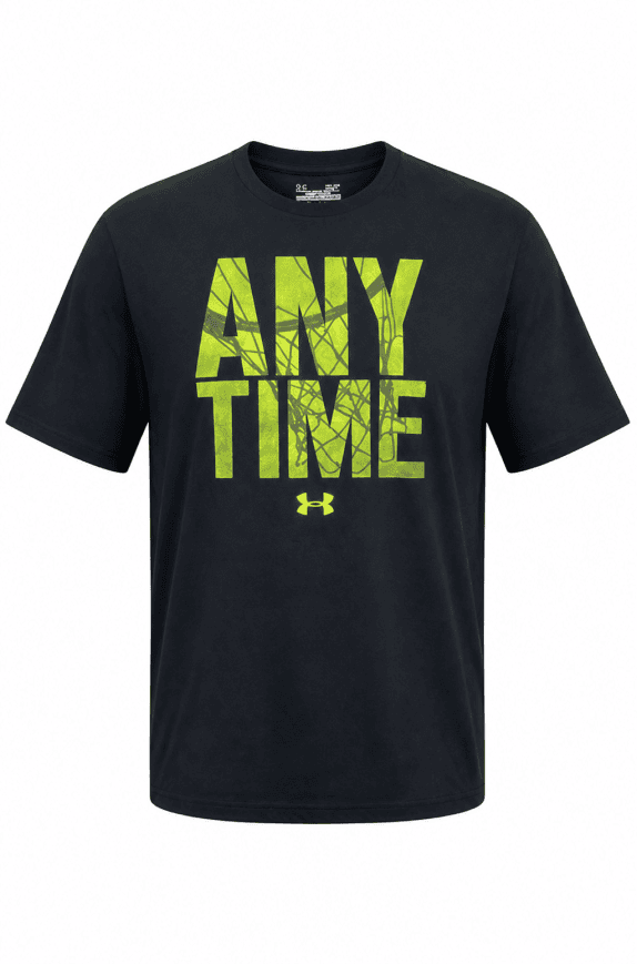 UNDER ARMOUR GRAPHIC TEE STREETWEAR BLACK ΑΝΤΡΙΚΟ PRE OWNED