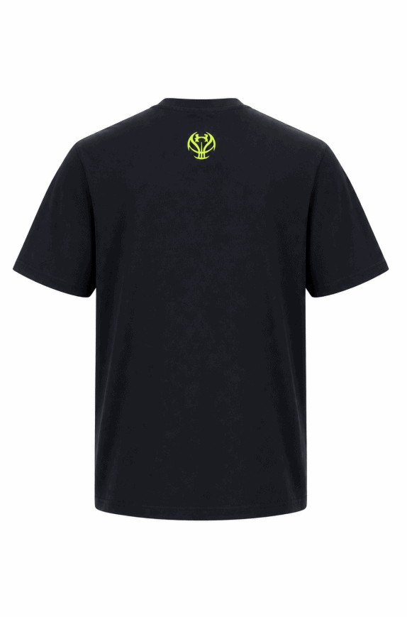 UNDER ARMOUR GRAPHIC TEE STREETWEAR BLACK MEN PRE OWNED