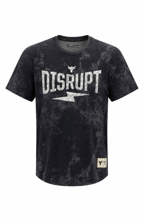UNDER ARMOUR GRAPHIC TEE STREETWEAR BLACK ΑΝΤΡΙΚΟ PRE OWNED L