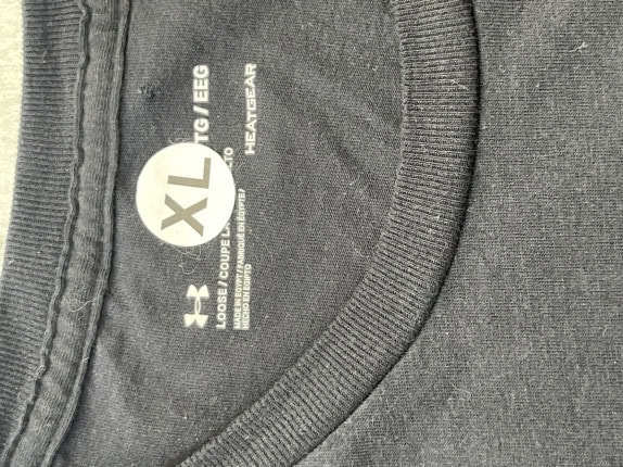UNDER ARMOUR GRAPHIC TEE STREETWEAR ΜΑΥΡΟ ΑΝΤΡΙΚΟ PRE OWNED XL