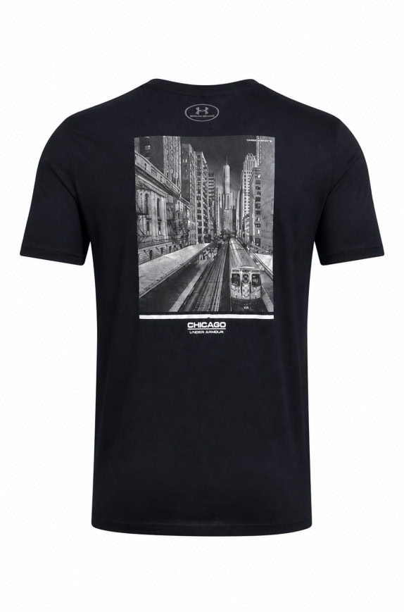 UNDER ARMOUR GRAPHIC TEE STREETWEAR ΜΑΥΡΟ ΑΝΤΡΙΚΟ PRE OWNED