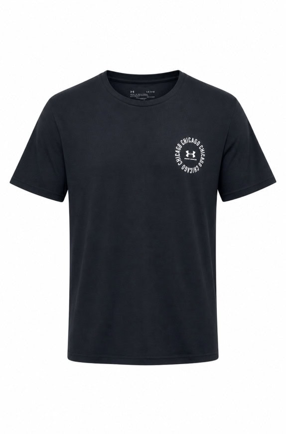 UNDER ARMOUR GRAPHIC TEE STREETWEAR NERO UOMO PRE OWNED L