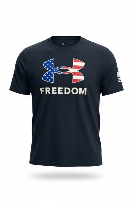UNDER ARMOUR GRAPHIC TEE STREETWEAR NAVY ΑΝΤΡΙΚΟ PRE OWNED XL