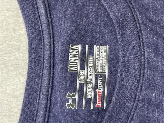 UNDER ARMOUR GRAPHIC TEE STREETWEAR NAVY ΑΝΤΡΙΚΟ PRE OWNED M
