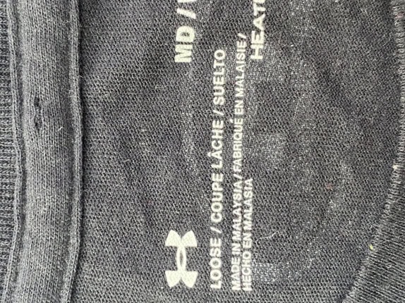 UNDER ARMOUR GRAPHIC TEE STREETWEAR NAVY ΑΝΤΡΙΚΟ PRE OWNED M