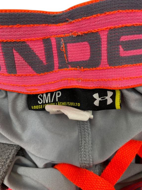 Under Armour Γυναικείο Αθλητικό Σορτς Γκρι Κόκκινο Loose Fit SM