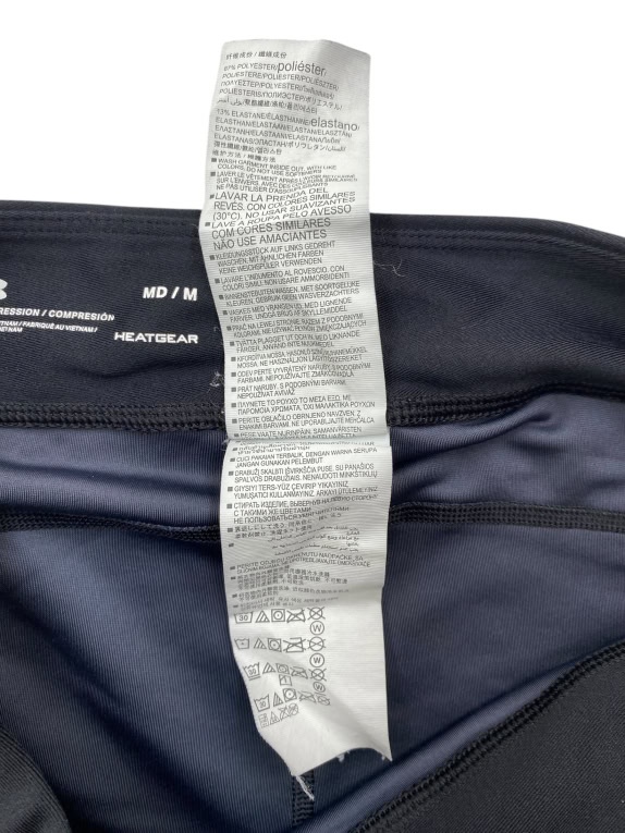 Under Armour Leggings Compression da Donna 3/4 Nero HeatGear M