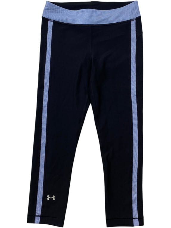 Under Armour HeatGear Leggings sportivi Compression Logo neri da donna XS