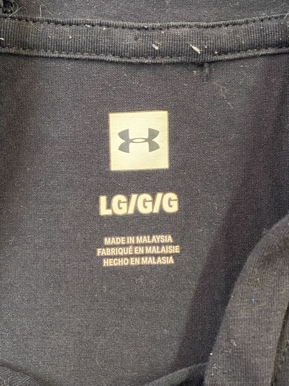 UNDER ARMOUR FELPA GRAPHIC NERO UOMO PRE OWNED L
