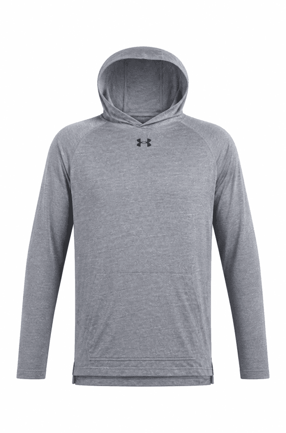UNDER ARMOUR HOODIE MINIMAL GREY MEN PRE OWNED M