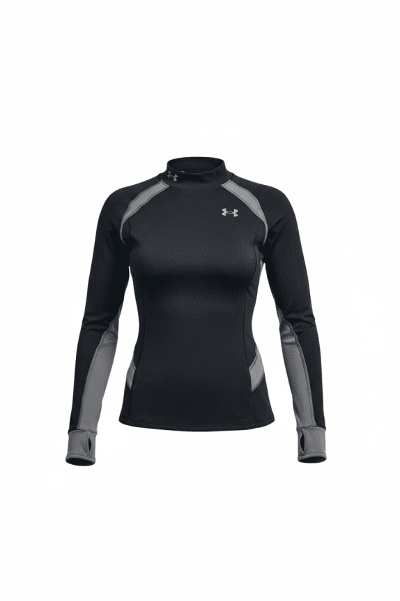 UNDER ARMOUR ΙΣΟΘΕΡΜΙΚΗ ΜΠΛΟΥΖΑ ΜΑΚΡΥΜΑΝΙΚΗ ΛΟΓΟΤΥΠΟ ΜΑΥΡΟ ΓΥΝΑΙΚΕΙΟ S