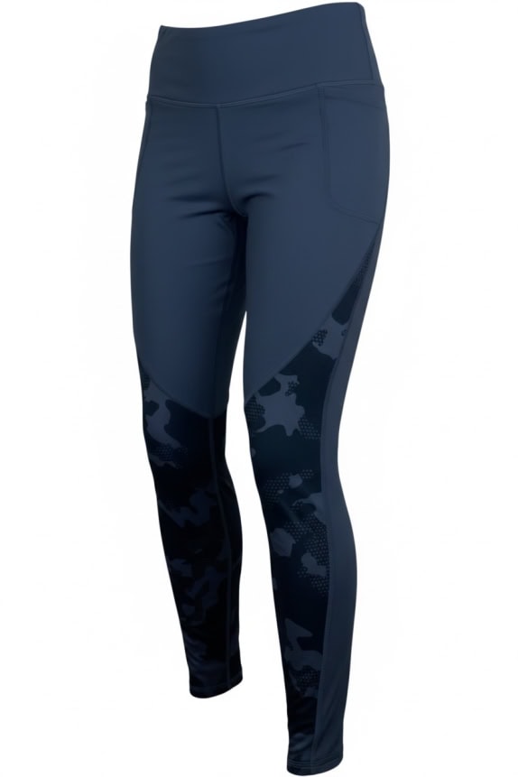 UNDER ARMOUR Leggings Athletic Compression COLDGEAR Logo Blue Women’s S