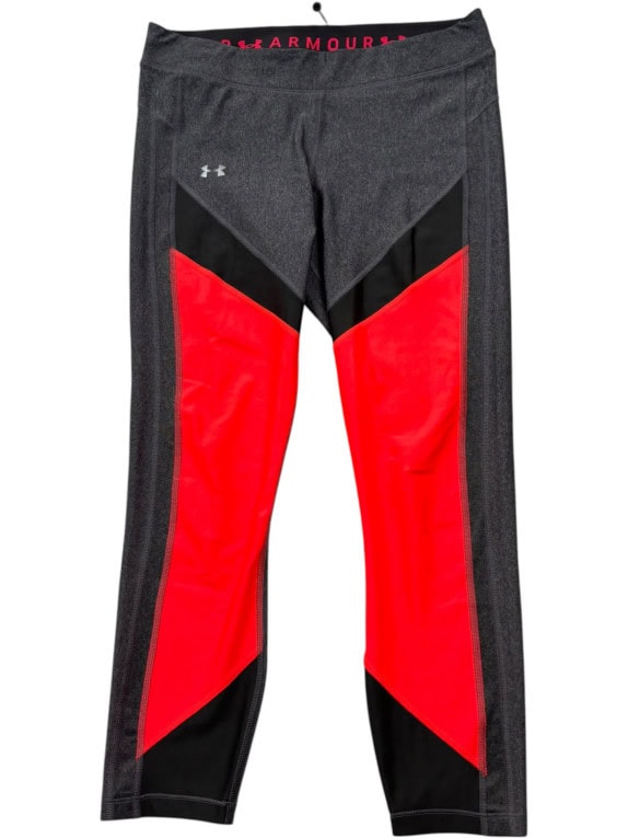 UNDER ARMOUR ΚΟΛΑΝ ΣΥΜΠΙΕΣΗΣ ATHLETIC CHARCOAL ΚΟΚΚΙΝΟ UNISEX PRE OWNED L