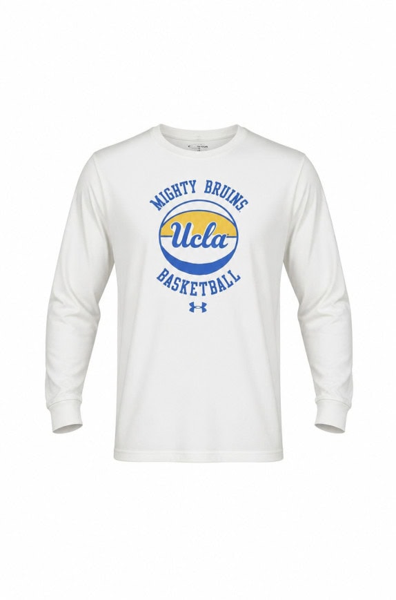 UNDER ARMOUR LONG SLEEVE GRAPHIC TEE WHITE ΑΝΤΡΙΚΟ PRE OWNED XL