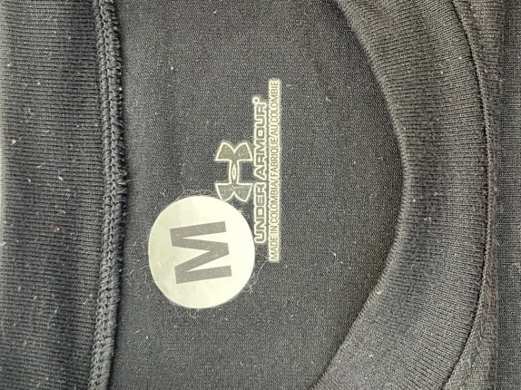 UNDER ARMOUR LONG SLEEVE TOP GRAPHIC BLACK ΑΝΤΡΙΚΟ PRE OWNED M