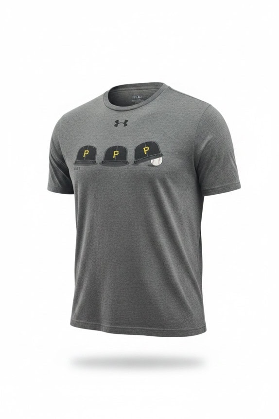 UNDER ARMOUR GRAPHIC T SHIRT SPORTSWEAR CHARCOAL MEN PRE OWNED XL