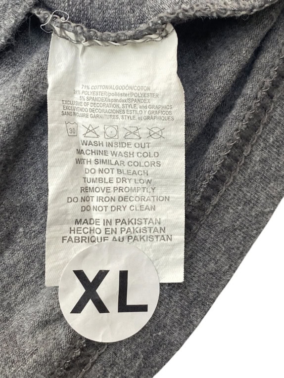 UNDER ARMOUR ΜΠΛΟΥΖΑ GRAPHIC SPORTSWEAR CHARCOAL ΑΝΤΡΙΚΟ PRE OWNED XL