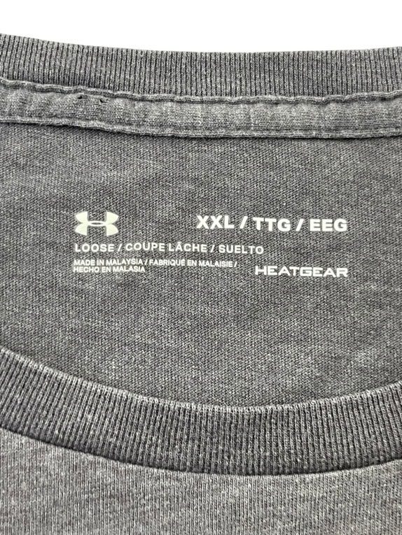 UNDER ARMOUR T SHIRT GRAPHIC CHARCOAL UOMO PRE OWNED XXL