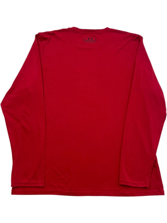 UNDER ARMOUR T SHIRT GRAPHIC RED MEN PRE OWNED L