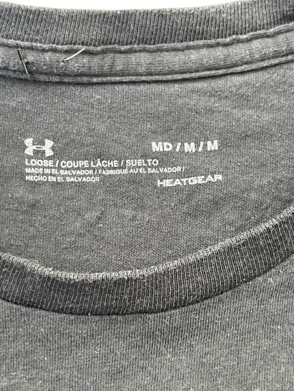 UNDER ARMOUR T SHIRT RACING GRAPHIC FADED BLACK ΑΝΤΡΙΚΟ PRE OWNED M