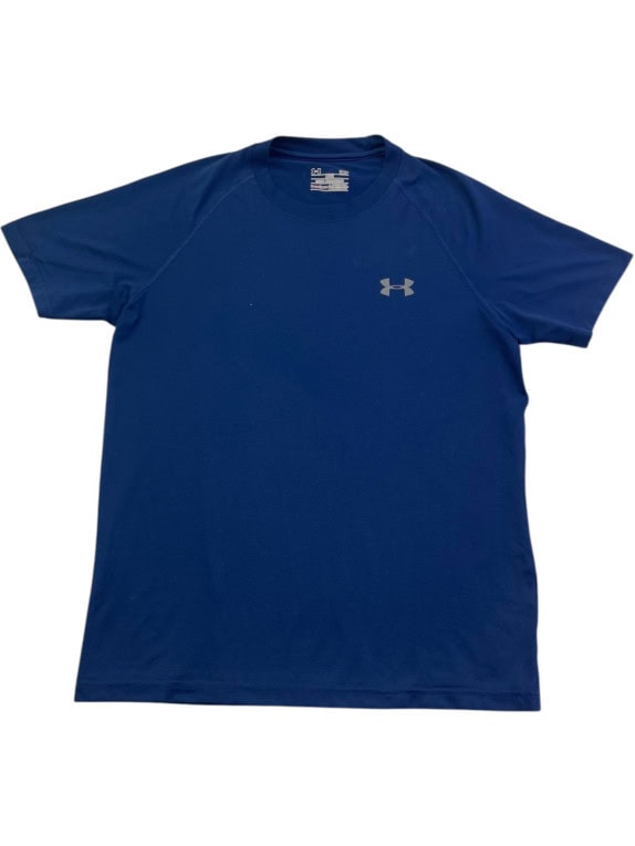 UNDER ARMOUR T SHIRT SPORTSWEAR ΜΠΛΕ ΑΝΤΡΙΚΟ PRE OWNED S