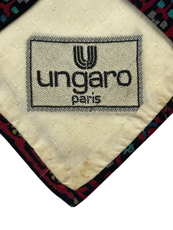 UNGARO PARIS ΓΡΑΒΑΤΑ VINTAGE ΜΠΟΡΝΤΟ ΑΝΤΡΙΚΟ PRE OWNED