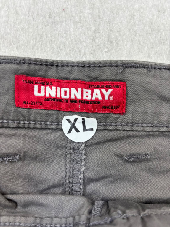 UNIONBAY CARGO SHORTS UTILITY ΓΚΡΙ ΑΝΤΡΙΚΟ PRE OWNED XL